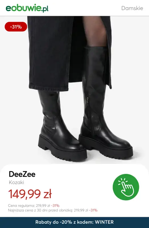 eobuwie.pl - gazetka promocyjna Do -20% na wybrane buty zimowe od 299 zł od piątku 09.01  - strona 4