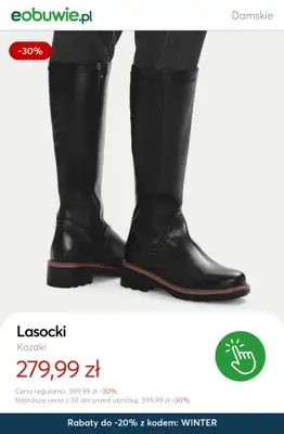 eobuwie.pl - gazetka promocyjna Do -20% na wybrane buty zimowe od 299 zł od piątku 09.01  - strona 10