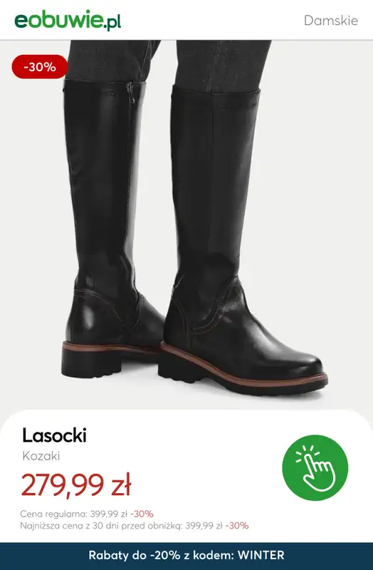 eobuwie.pl - gazetka promocyjna Do -20% na wybrane buty zimowe od 299 zł od piątku 09.01  - strona 10