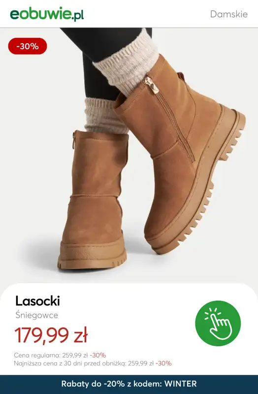 eobuwie.pl - gazetka promocyjna Do -20% na wybrane buty zimowe od 299 zł od piątku 09.01  - strona 3