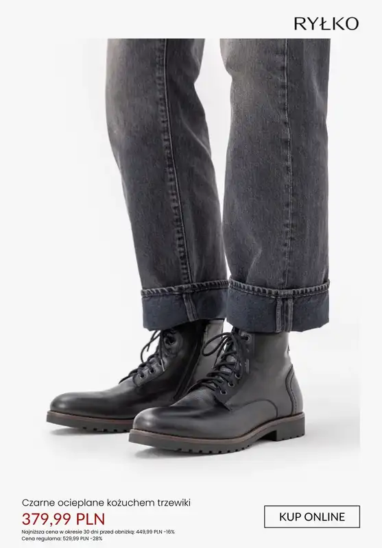 Ryłko - gazetka promocyjna Trzewiki męskie - PROMOCJE od niedzieli 11.01  - strona 5