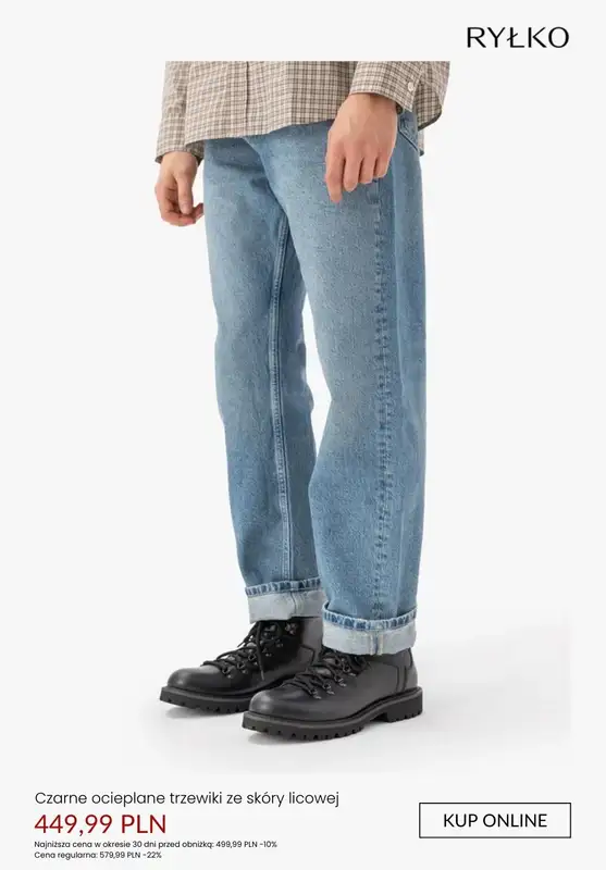 Ryłko - gazetka promocyjna Trzewiki męskie - PROMOCJE od niedzieli 11.01  - strona 4