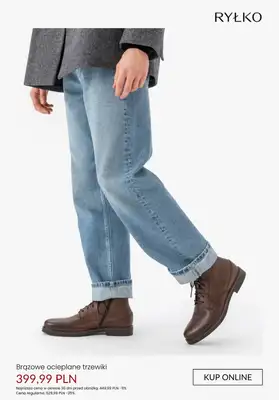 Ryłko - gazetka promocyjna Trzewiki męskie - PROMOCJE od niedzieli 11.01  - strona 10