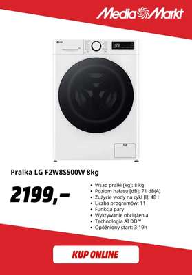 Pralka LG F2W8S500W 8kg