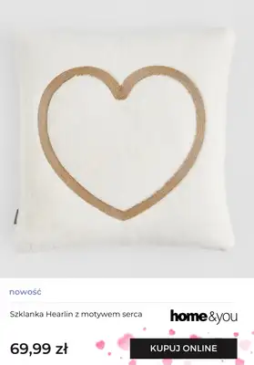 home&you - gazetka promocyjna Motyw serc od soboty 10.01  - strona 8