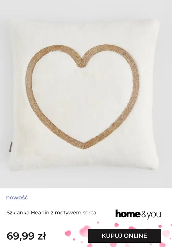 home&you - gazetka promocyjna Motyw serc od soboty 10.01  - strona 8