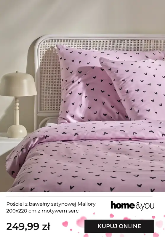 home&you - gazetka promocyjna Motyw serc od soboty 10.01  - strona 4