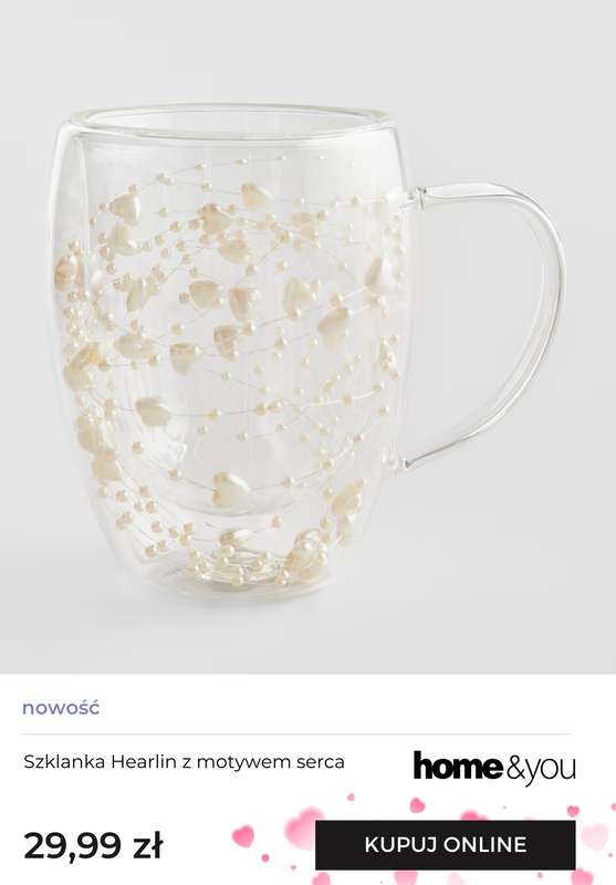 home&you - gazetka promocyjna Motyw serc od soboty 10.01  - strona 7