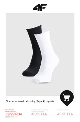 4F - gazetka promocyjna Wyprzedaż do -50% – wszystko do 50 zł! od piątku 09.01  - strona 13