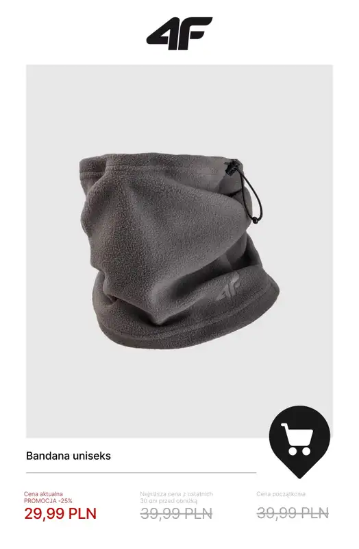 4F - gazetka promocyjna Wyprzedaż do -50% – wszystko do 50 zł! od piątku 09.01  - strona 9