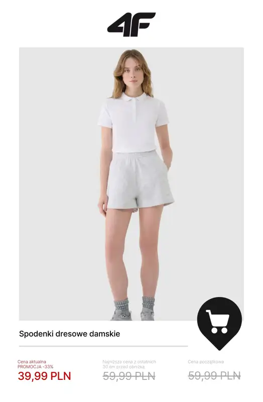 4F - gazetka promocyjna Wyprzedaż do -50% – wszystko do 50 zł! od piątku 09.01  - strona 15