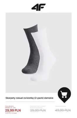 4F - gazetka promocyjna Wyprzedaż do -50% – wszystko do 50 zł! od piątku 09.01  - strona 5