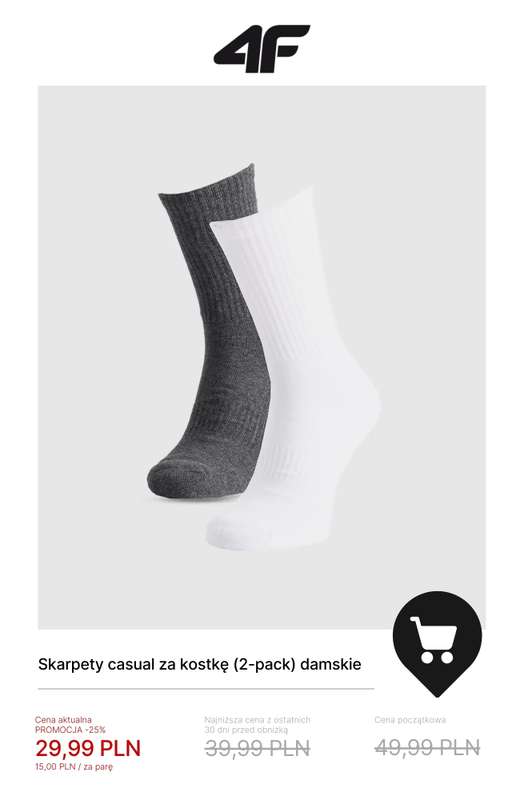4F - gazetka promocyjna Wyprzedaż do -50% – wszystko do 50 zł! od piątku 09.01  - strona 5