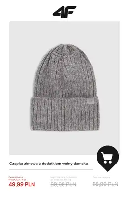 4F - gazetka promocyjna Wyprzedaż do -50% – wszystko do 50 zł! od piątku 09.01  - strona 17