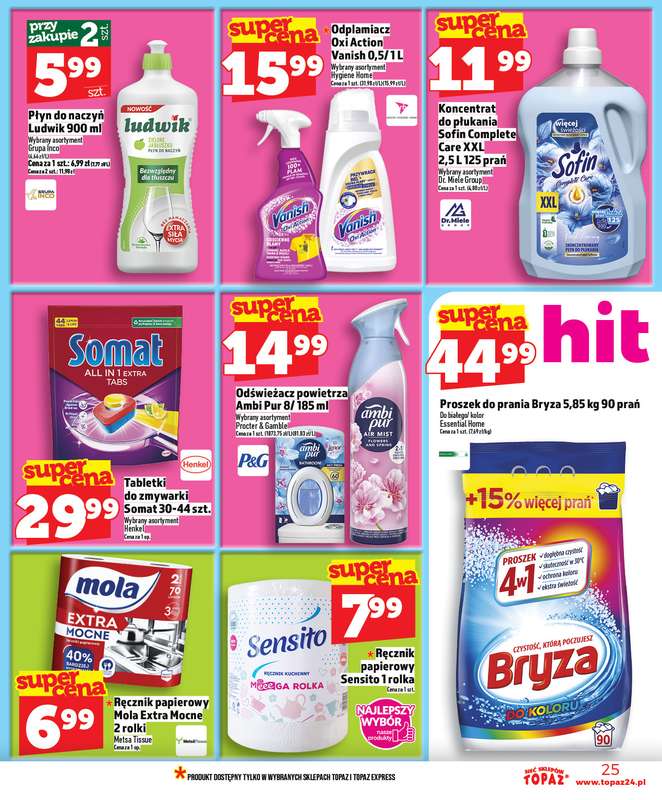 TOPAZ - gazetka promocyjna Gazetka od czwartku 15.01 do środy 21.01 - strona 25