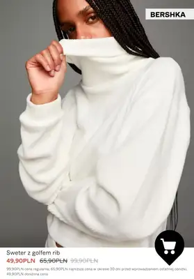 Bershka - gazetka promocyjna Dzianina & bluzy damksie - PROMOCJE od piątku 09.01  - strona 8