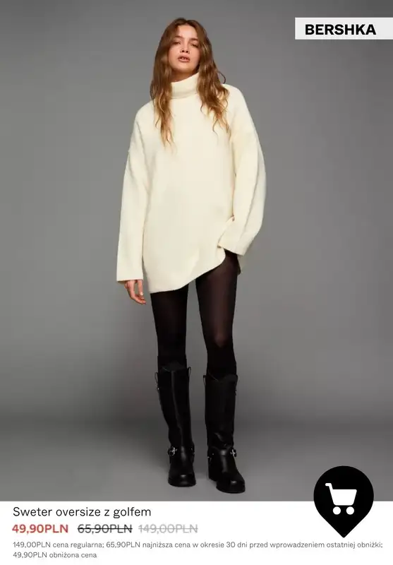 Bershka - gazetka promocyjna Dzianina & bluzy damksie - PROMOCJE od piątku 09.01  - strona 10