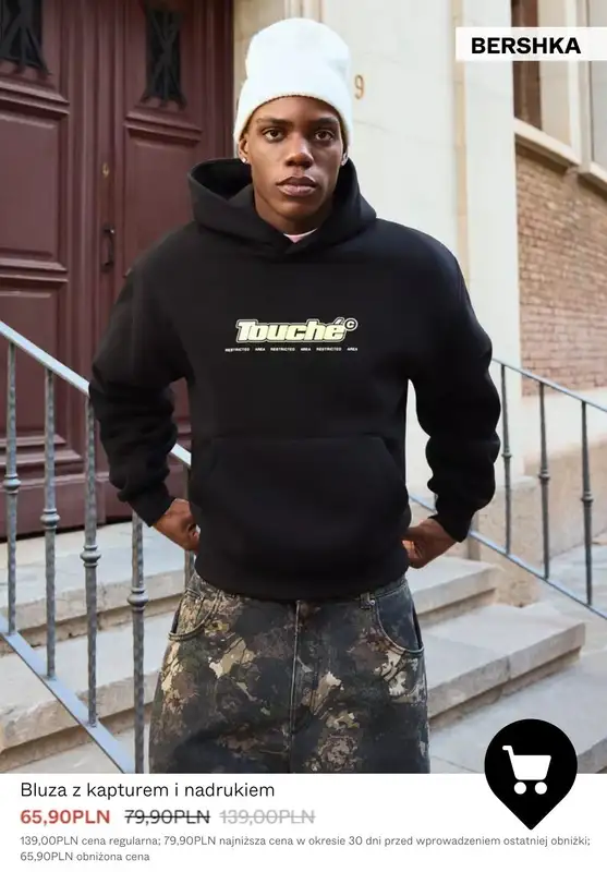 Bershka - gazetka promocyjna Bluzy i swetry męskie - PROMOCJE od niedzieli 11.01  - strona 7
