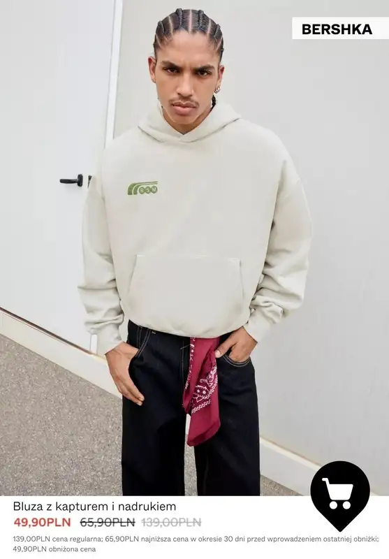 Bershka - gazetka promocyjna Bluzy i swetry męskie - PROMOCJE od niedzieli 11.01  - strona 9