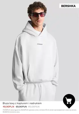 Bershka - gazetka promocyjna Bluzy i swetry męskie - PROMOCJE od niedzieli 11.01  - strona 2