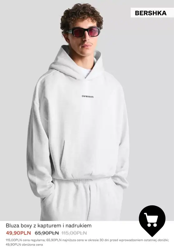 Bershka - gazetka promocyjna Bluzy i swetry męskie - PROMOCJE od niedzieli 11.01  - strona 2