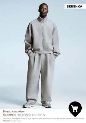 Bershka - gazetka promocyjna Bluzy i swetry męskie - PROMOCJE od niedzieli 11.01  - strona 4