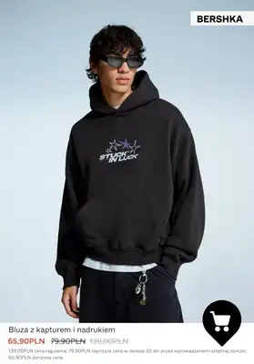 Bershka - gazetka promocyjna Bluzy i swetry męskie - PROMOCJE od niedzieli 11.01  - strona 8