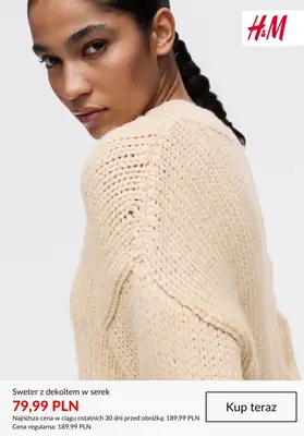 H&M - gazetka promocyjna Wszystko do 79.99 PLN - ubrania damskie od piątku 09.01  - strona 4