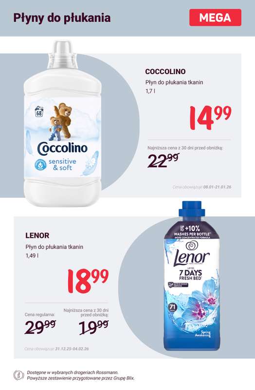 Rossmann - gazetka promocyjna Noworoczne porządki - produkty do prania i płukania! od piątku 09.01 do środy 14.01 - strona 7