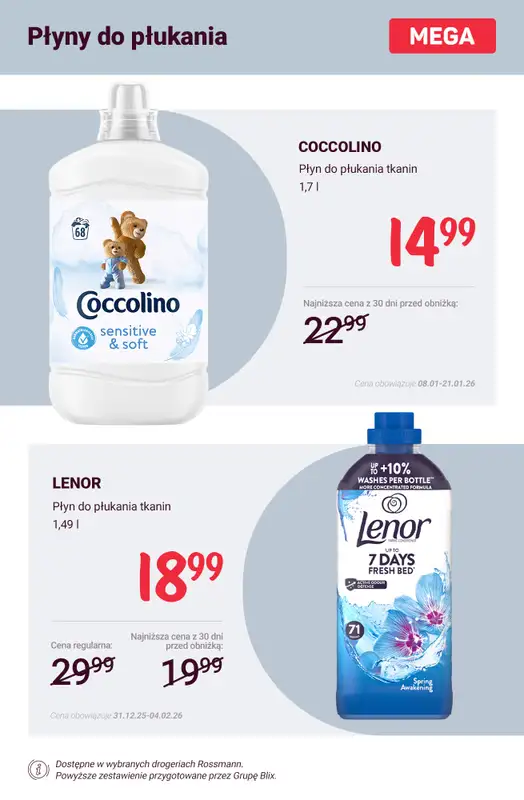 Rossmann - gazetka promocyjna Noworoczne porządki - produkty do prania i płukania! od piątku 09.01 do środy 14.01 - strona 7