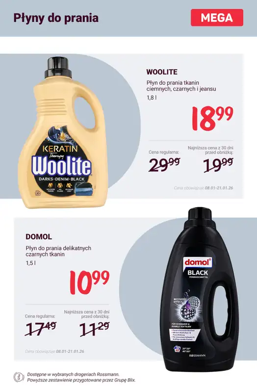 Rossmann - gazetka promocyjna Noworoczne porządki - produkty do prania i płukania! od piątku 09.01 do środy 14.01 - strona 2