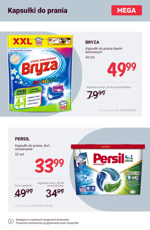 Rossmann - gazetka promocyjna Noworoczne porządki - produkty do prania i płukania! od piątku 09.01 do środy 14.01 - strona 5