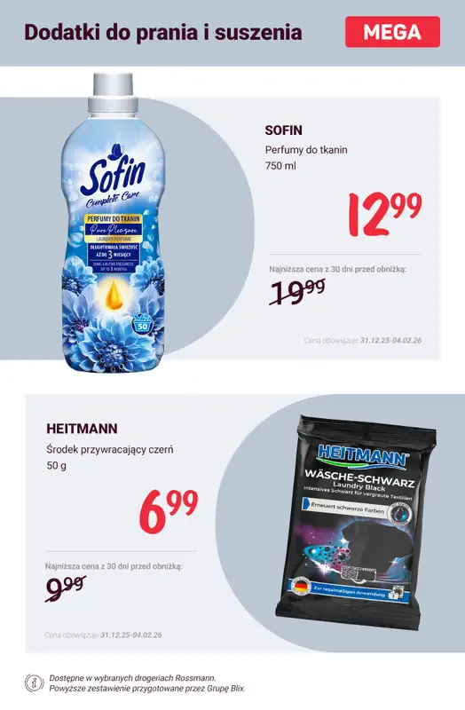 Rossmann - gazetka promocyjna Noworoczne porządki - produkty do prania i płukania! od piątku 09.01 do środy 14.01 - strona 11