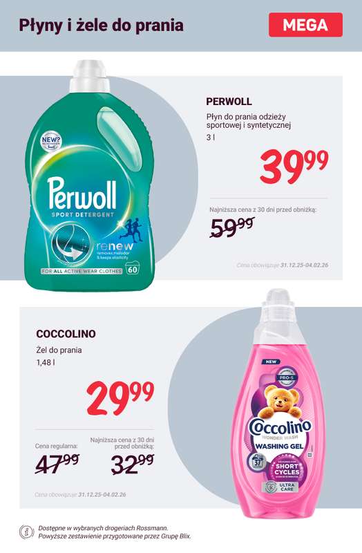 Rossmann - gazetka promocyjna Noworoczne porządki - produkty do prania i płukania! od piątku 09.01 do środy 14.01 - strona 4