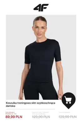 4F - gazetka promocyjna Do -50% na damskie ubrania treningowe od soboty 10.01  - strona 6
