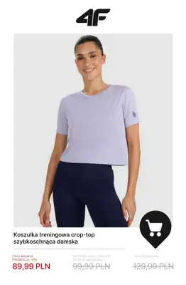 4F - gazetka promocyjna Do -50% na damskie ubrania treningowe od soboty 10.01  - strona 8