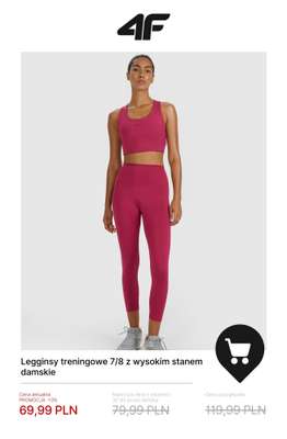 4F - gazetka promocyjna Do -50% na damskie ubrania treningowe od soboty 10.01  - strona 3