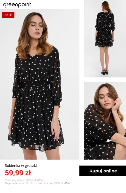 Greenpoint - gazetka promocyjna Sukienki w SUPER cenach – od 59,99 zł od piątku 09.01  - strona 13