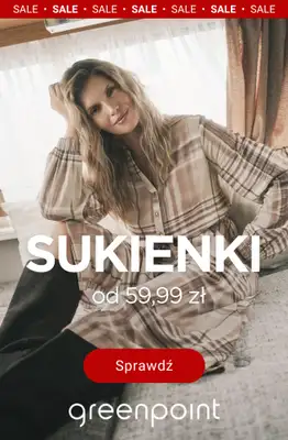 Greenpoint - gazetka promocyjna Sukienki w SUPER cenach – od 59,99 zł od piątku 09.01 