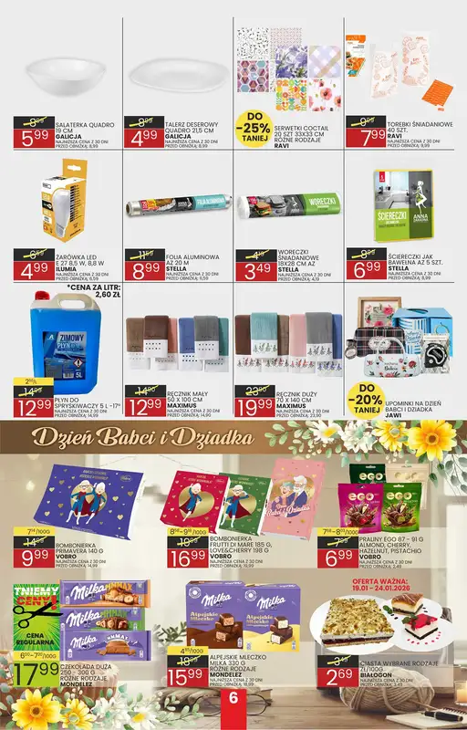 Wafelek - gazetka promocyjna Gazetka od poniedziałku 12.01 do niedzieli 25.01 - strona 6