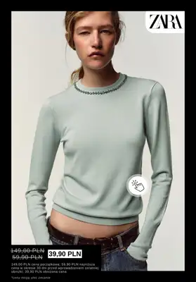 Zara - gazetka promocyjna Wyprzedaż: Swetry damskie od piątku 09.01  - strona 5