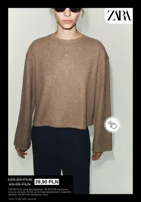 Zara - gazetka promocyjna Wyprzedaż: Swetry damskie od piątku 09.01  - strona 3