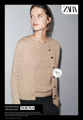 Zara - gazetka promocyjna Wyprzedaż: Swetry damskie od piątku 09.01  - strona 6