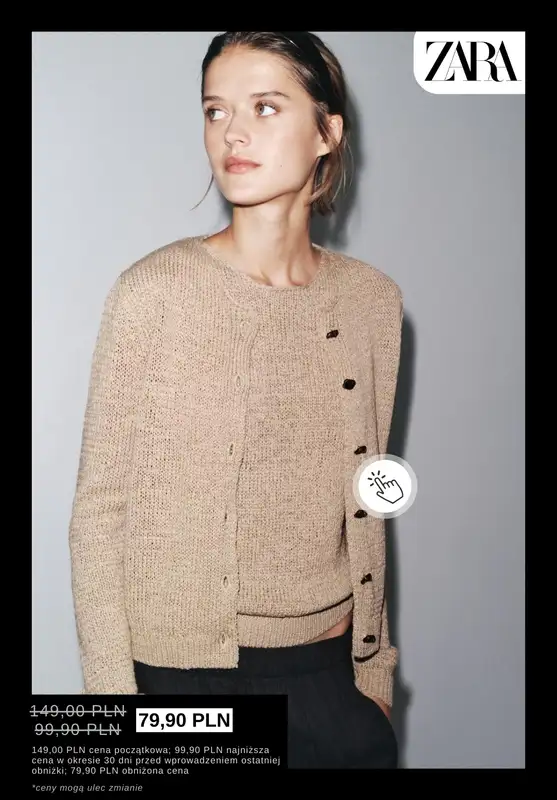 Zara - gazetka promocyjna Wyprzedaż: Swetry damskie od piątku 09.01  - strona 6