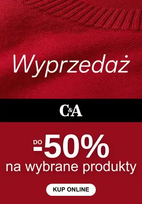 C&A - gazetka promocyjna Nowe produkty na wyprzedaży do -50% od piątku 09.01 do wtorku 20.01