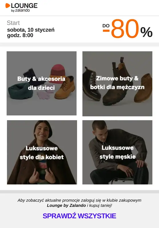 Lounge by Zalando - gazetka promocyjna Do -80% promocje na wybrane marki na WEEKEND! od soboty 10.01 do niedzieli 11.01 - strona 5