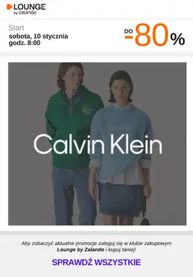 Lounge by Zalando - gazetka promocyjna Do -80% promocje na wybrane marki na WEEKEND! od soboty 10.01 do niedzieli 11.01