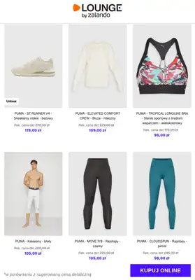 Lounge by Zalando - gazetka promocyjna Do -71% Puma od piątku 09.01 do poniedziałku 12.01 - strona 10