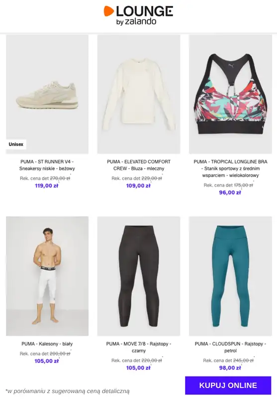 Lounge by Zalando - gazetka promocyjna Do -71% Puma od piątku 09.01 do poniedziałku 12.01 - strona 10
