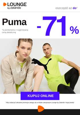 Lounge by Zalando - gazetka promocyjna Do -71% Puma od piątku 09.01 do poniedziałku 12.01